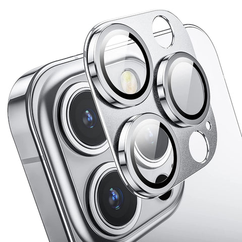ENKAY Anti-reflection Camera Lens Aluminium Alloy Tempered Glass Film, For iPhone 16 Pro / 16 Pro Max