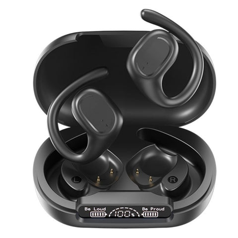 S200 Waterproof In-ear Wireless Sports Bluetooth Earphone with LED Digital Display