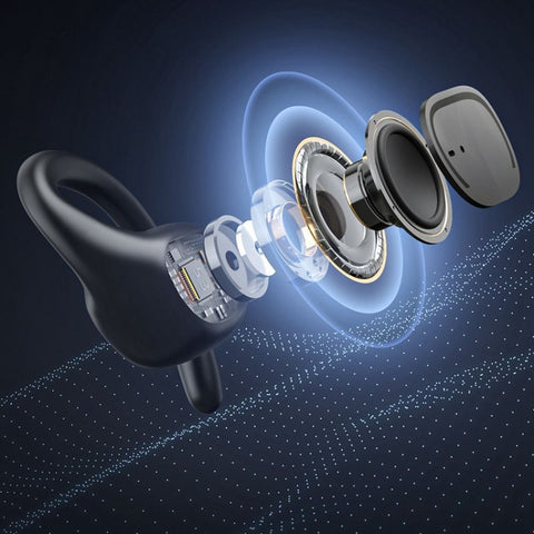 S200 Waterproof In-ear Wireless Sports Bluetooth Earphone with LED Digital Display