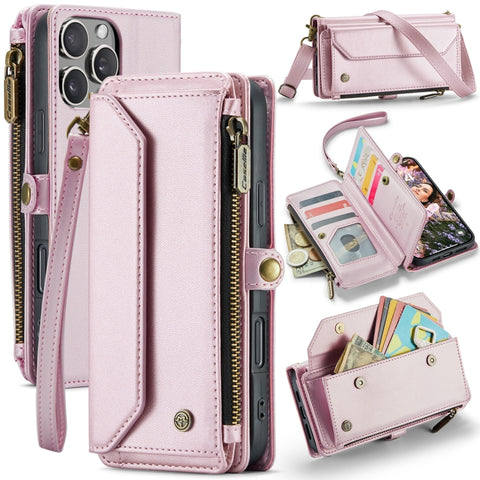 CaseMe C36 Card Slots Zipper Wallet RFID Anti-theft Leather Phone Case, For iPhone Duo, For iPhone 17, For iPhone Air, For iPhone 16 Pro Max, For iPhone 16 Pro, For iPhone 16 Plus, For iPhone 16, For iPhone 18 Pro / 17 Pro                              ...