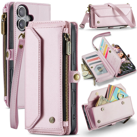 CaseMe C36 Card Slots Zipper Wallet RFID Anti-theft Leather Phone Case, For iPhone Duo, For iPhone 17, For iPhone Air, For iPhone 16 Pro Max, For iPhone 16 Pro, For iPhone 16 Plus, For iPhone 16, For iPhone 18 Pro / 17 Pro                              ...