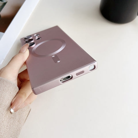 Metallic Paint Magsafe Liquid TPU Phone Case, For Samsung Galaxy S20  Ultra, For Samsung Galaxy S20+, For Samsung Galaxy S20, For Samsung Galaxy S20 FE