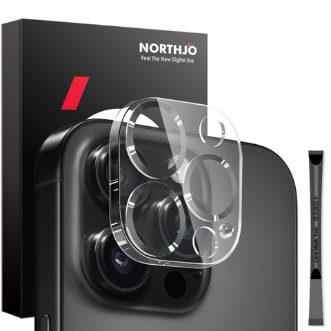 NORTHJO Camera Lens Protector CD Veins 3D Tempered Glass Film, For iPhone 16 Pro / 16 Pro Max, For iPhone 16 / 16 Plus
