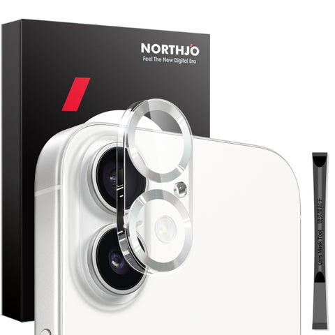 NORTHJO Camera Lens Protector CD Veins 3D Tempered Glass Film, For iPhone 16 Pro / 16 Pro Max, For iPhone 16 / 16 Plus
