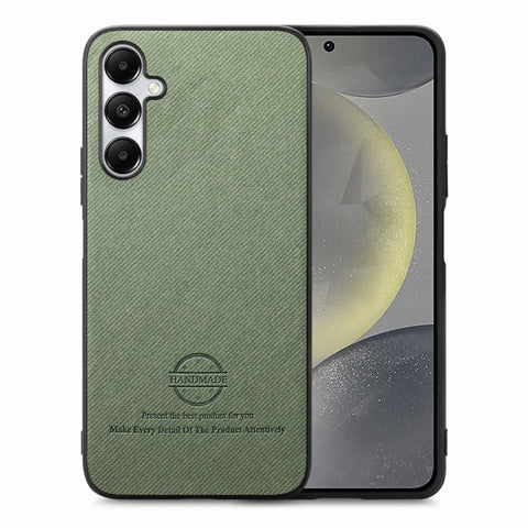 Twill Fabric Leather Skin Back Phone Case, For Samsung Galaxy S24+ 5G, For Samsung Galaxy S24 5G, For Samsung Galaxy A05, For Samsung Galaxy A05s, For Samsung Galaxy A25 5G, For Samsung Galaxy S23 FE 5G
