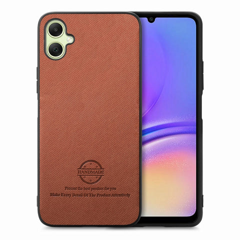 Twill Fabric Leather Skin Back Phone Case, For Samsung Galaxy S24+ 5G, For Samsung Galaxy S24 5G, For Samsung Galaxy A05, For Samsung Galaxy A05s, For Samsung Galaxy A25 5G, For Samsung Galaxy S23 FE 5G