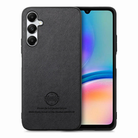 Twill Fabric Leather Skin Back Phone Case, For Samsung Galaxy S24+ 5G, For Samsung Galaxy S24 5G, For Samsung Galaxy A05, For Samsung Galaxy A05s, For Samsung Galaxy A25 5G, For Samsung Galaxy S23 FE 5G