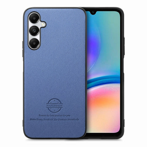 Twill Fabric Leather Skin Back Phone Case, For Samsung Galaxy S24+ 5G, For Samsung Galaxy S24 5G, For Samsung Galaxy A05, For Samsung Galaxy A05s, For Samsung Galaxy A25 5G, For Samsung Galaxy S23 FE 5G