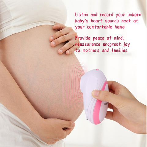 JPD-100S Mini Household Fetal Doppler Prenatal Pocket Baby Ultrasound Detector Angel Sound Heartbeat Pregnant Doppler Monitor, JPD-100S (Pink), JPD-100S (Green)