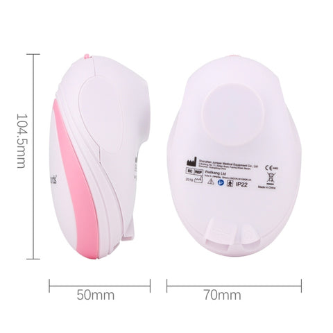 JPD-100S Mini Household Fetal Doppler Prenatal Pocket Baby Ultrasound Detector Angel Sound Heartbeat Pregnant Doppler Monitor, JPD-100S (Pink), JPD-100S (Green)