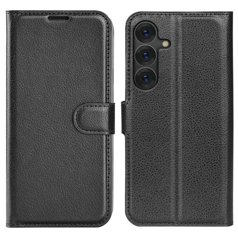 Litchi Texture Horizontal Flip Leather Phone Case with Holder, For Galaxy S25 Edge 5G, For Galaxy A06 5G, For Galaxy A26 5G, For Galaxy A36 5G, For Galaxy S25 5G