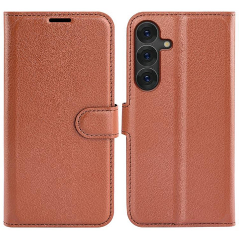Litchi Texture Horizontal Flip Leather Phone Case with Holder, For Galaxy S25 Edge 5G, For Galaxy A06 5G, For Galaxy A26 5G, For Galaxy A36 5G, For Galaxy S25 5G