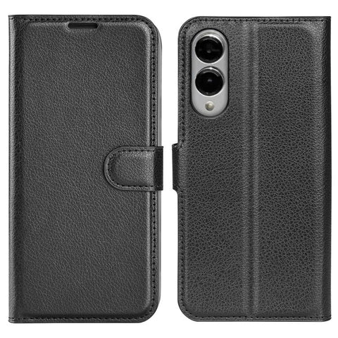 Litchi Texture Horizontal Flip Leather Phone Case with Holder, For Galaxy S25 Edge 5G, For Galaxy A06 5G, For Galaxy A26 5G, For Galaxy A36 5G, For Galaxy S25 5G