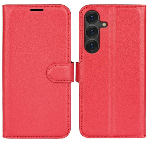 Litchi Texture Horizontal Flip Leather Phone Case with Holder, For Galaxy S25+ 5G, For Galaxy S25 Ultra 5G, For Galaxy A16 5G, For Galaxy Xcover7 Pro, For Galaxy S10 5G 6.7