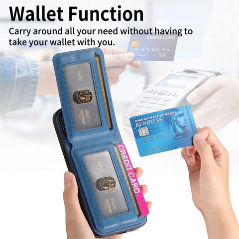 Twill Fabric Leather Vertical Flip RFID Card Bag Phone Case, For Samsung Galaxy A57 5G, For Samsung Galaxy A37 5G, For Samsung Galaxy A56 5G, For Samsung Galaxy A26, For Samsung Galaxy A36, For Samsung Galaxy S25+ 5G