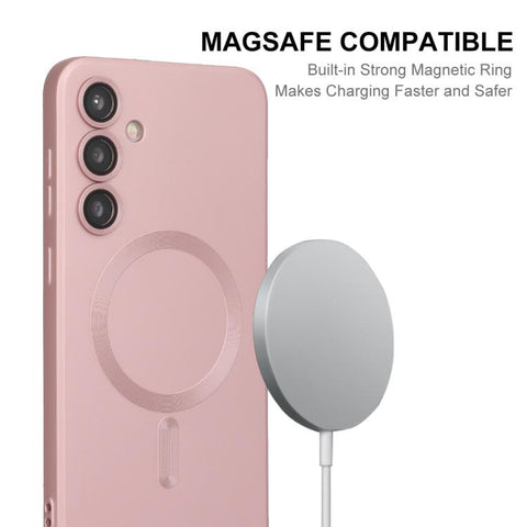ENKAY MagSafe Matte TPU Phone Case with Lens Film, For Galaxy A08 4G, For Galaxy S26 FE 5G, For Samsung Galaxy A57 5G, For Samsung Galaxy A37 5G, For Galaxy A27 5G, For Samsung Galaxy A56 5G