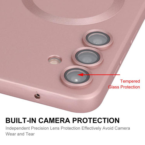 ENKAY MagSafe Matte TPU Phone Case with Lens Film, For Galaxy A08 4G, For Galaxy S26 FE 5G, For Samsung Galaxy A57 5G, For Samsung Galaxy A37 5G, For Galaxy A27 5G, For Samsung Galaxy A56 5G