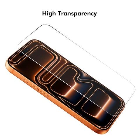 JUNSUNMAY 25pcs Thickened Glue No White Edge Screen Tempered Glass Film, For iPhone 18 Pro / 17 Pro, For iPhone 18 Pro Max / 17 Pro Max, For iPhone 17, For iPhone Air, For iPhone 16 Pro Max, For iPhone 16 Pro, For iPhone 16 Plus, For iPhone 16         ...