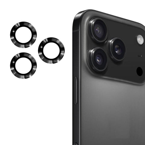 ENKAY 9H Rear Lens Aluminium Alloy Tempered Glass Film, For iPhone 17 Pro / 17 Pro Max, For iPhone 17, For iPhone Air