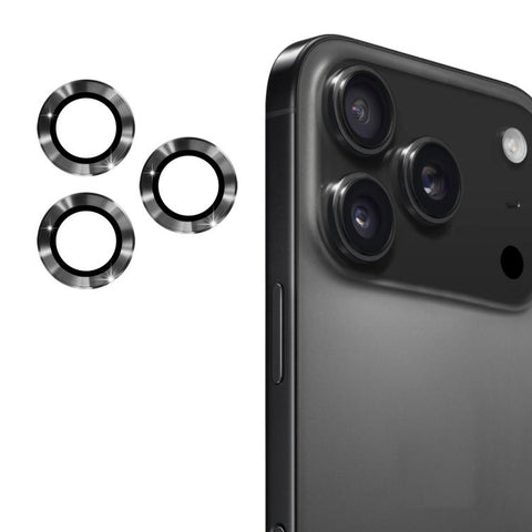 ENKAY 9H Rear Lens Aluminium Alloy Tempered Glass Film, For iPhone 17 Pro / 17 Pro Max, For iPhone 17, For iPhone Air