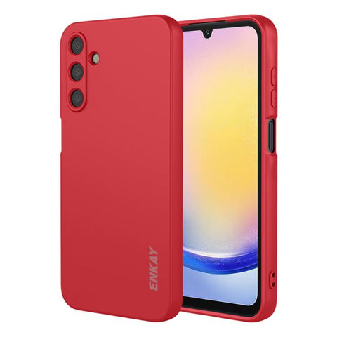 ENKAY Liquid Silicone Soft Shockproof Phone Case, For Galaxy A08 / A07 4G, For Galaxy A26 5G, For Galaxy A25 5G, For Galaxy A18 / A17, For Galaxy A16 4G / 5G