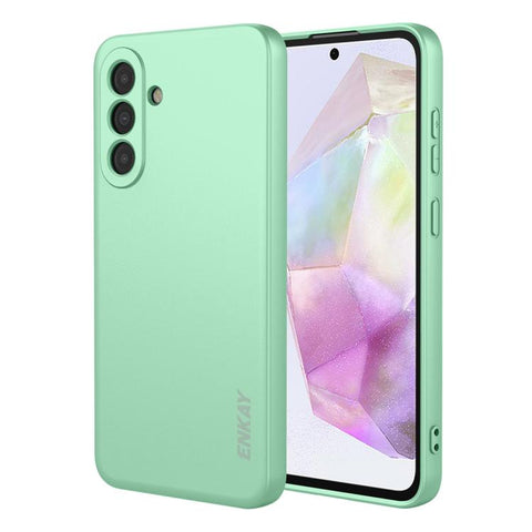 ENKAY Liquid Silicone Soft Shockproof Phone Case, For Galaxy S26+ 5G, For Galaxy S26 Ultra 5G, For Galaxy S26 5G, For Galaxy A57 5G, For Galaxy A37 5G, For Galaxy A27 5G