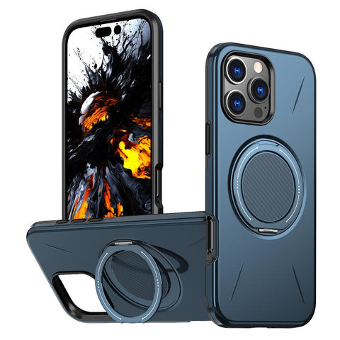 Kalebol Magnetic MagSafe Rotation Holder PC Phone Case, For iPhone Air, For iPhone 16 Pro Max, For iPhone 16 Pro, For iPhone 16 Plus, For iPhone 16, For iPhone 15 Pro Max