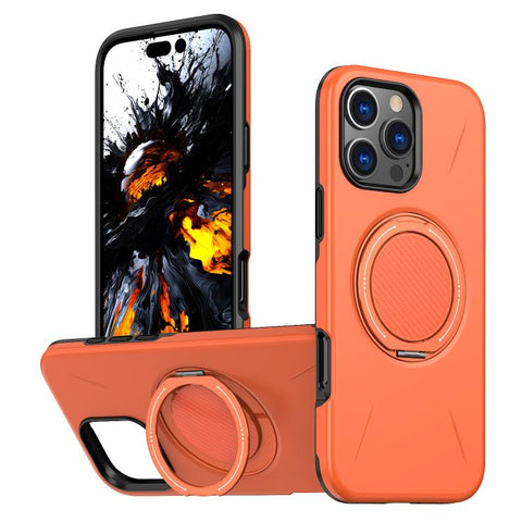 Kalebol Magnetic MagSafe Rotation Holder PC Phone Case, For iPhone Air, For iPhone 16 Pro Max, For iPhone 16 Pro, For iPhone 16 Plus, For iPhone 16, For iPhone 15 Pro Max