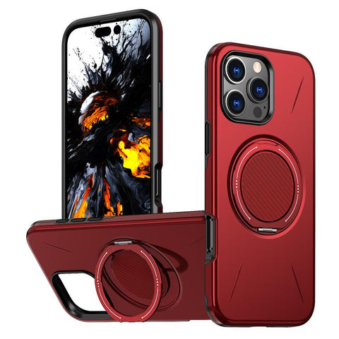 Kalebol Magnetic MagSafe Rotation Holder PC Phone Case, For iPhone Air, For iPhone 16 Pro Max, For iPhone 16 Pro, For iPhone 16 Plus, For iPhone 16, For iPhone 15 Pro Max