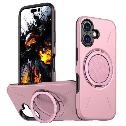 Kalebol Magnetic MagSafe Rotation Holder PC Phone Case, For iPhone 18 Pro, For iPhone 18 Pro Max, For iPhone 17e / 16e, For iPhone 17 Pro Max, For iPhone 17 Pro, For iPhone 17