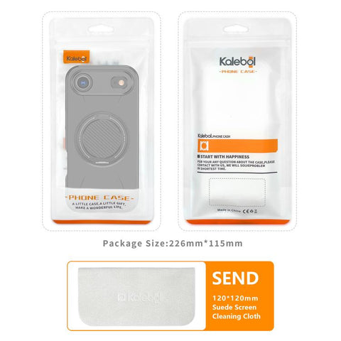 Kalebol Magnetic MagSafe Rotation Holder PC Phone Case, For iPhone 18 Pro, For iPhone 18 Pro Max, For iPhone 17e / 16e, For iPhone 17 Pro Max, For iPhone 17 Pro, For iPhone 17