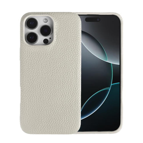 Litchi Texture Genuine Leather MagSafe Back Phone Case, For iPhone 14 Pro Max, For iPhone 13 Pro Max, For iPhone 13 Pro, For iPhone 12 Pro Max, For iPhone 12 Pro