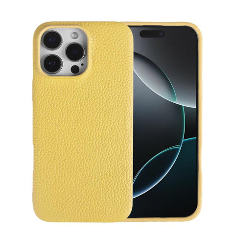 Litchi Texture Genuine Leather MagSafe Back Phone Case, For iPhone 14 Pro Max, For iPhone 13 Pro Max, For iPhone 13 Pro, For iPhone 12 Pro Max, For iPhone 12 Pro