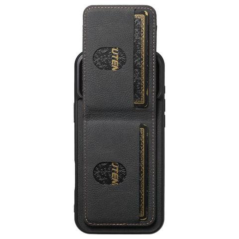 Suteni H03 Litchi Leather Card Bag Stand Back Phone Case, For iPhone 18, For iPhone 18 Pro, For iPhone 18 Pro Max, For iPhone 17 Pro Max, For iPhone 17 Pro, For iPhone 17, For iPhone Air