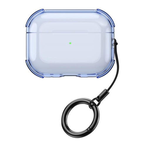 Simple Transparent Soft Shell TPU Earphone Protective Cover  with Ring Rope, For AirPods 5 / 4, For AirPods Pro 3, For AirPods Pro 2, For AirPods 3, For AirPods Pro, For AirPods 2 / 1