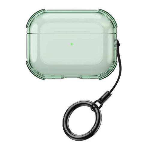 Simple Transparent Soft Shell TPU Earphone Protective Cover  with Ring Rope, For AirPods 5 / 4, For AirPods Pro 3, For AirPods Pro 2, For AirPods 3, For AirPods Pro, For AirPods 2 / 1