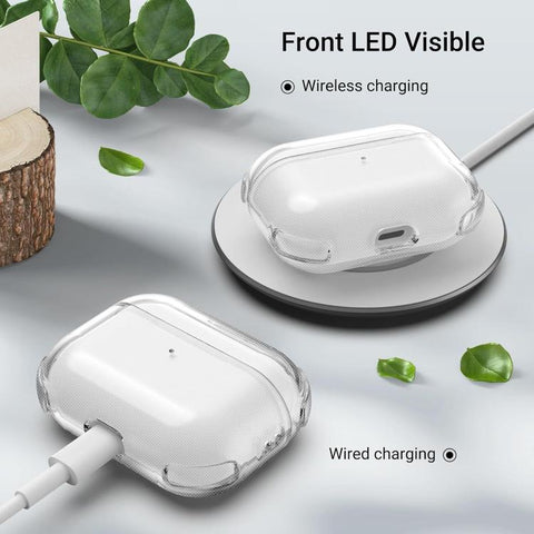 Simple Transparent Soft Shell TPU Earphone Protective Cover  with Ring Rope, For AirPods 5 / 4, For AirPods Pro 3, For AirPods Pro 2, For AirPods 3, For AirPods Pro, For AirPods 2 / 1