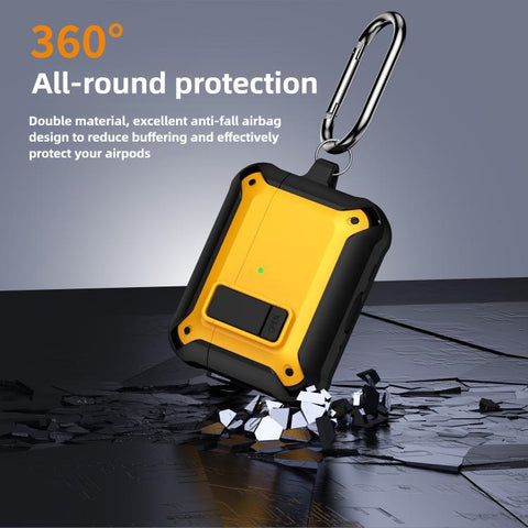 Lock TPU Hybrid PC Earphone Protective Cover, For AirPods Pro 3