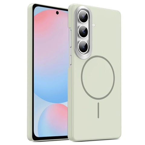 Gold Armor PC Thin Circle MagSafe Shockproof Phone Case, For Samsung Galaxy S25+ 5G, For Samsung Galaxy S25 Ultra 5G, For Samsung Galaxy A16 5G, For Samsung Galaxy A06 4G, For Samsung Galaxy S24 FE 5G
