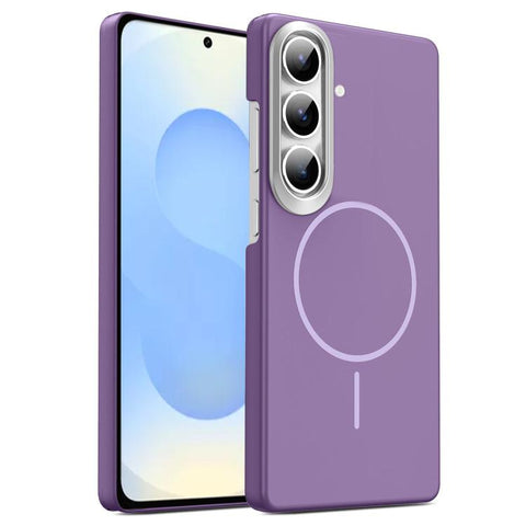 Gold Armor PC Thin Circle MagSafe Shockproof Phone Case, For Samsung Galaxy S25+ 5G, For Samsung Galaxy S25 Ultra 5G, For Samsung Galaxy A16 5G, For Samsung Galaxy A06 4G, For Samsung Galaxy S24 FE 5G