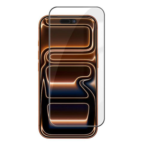 Kalebol High-Aluminum Screen-Printed Full-Coverage Anti-Fingerprint Black-Bordered HD Tempered Glass Film, For iPhone Duo Outer Screen, For iPhone 18, For iPhone 18 Pro, For iPhone 18 Pro Max, For iPhone 17 Pro Max, For iPhone 17 Pro, For iPhone 17    ...