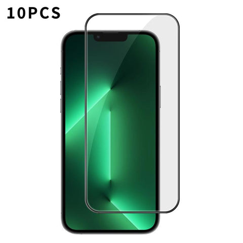 10pcs Kalebol High-Aluminum Screen-Printed Full-Coverage Anti-Fingerprint Black-Bordered HD Tempered Glass Film, For iPhone Duo Outer Screen, For iPhone 18, For iPhone 18 Pro, For iPhone 18 Pro Max, For iPhone 17 Pro Max, For iPhone 17 Pro, For iPhone ...