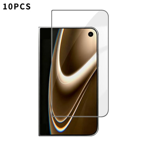 10pcs Kalebol High-Aluminum Screen-Printed Full-Coverage Anti-Fingerprint Black-Bordered HD Tempered Glass Film, For iPhone Duo Outer Screen, For iPhone 18, For iPhone 18 Pro, For iPhone 18 Pro Max, For iPhone 17 Pro Max, For iPhone 17 Pro, For iPhone ...