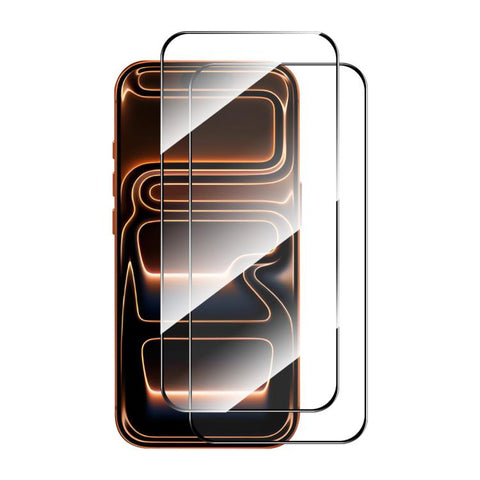 2 PCS/Pack ENKAY Thickened Glue No White Edge High Aluminum-silicon Tempered Glass Film, For iPhone Duo Outer Screen, For iPhone 18 Pro, For iPhone 18 Pro Max, For iPhone 17 Pro Max, For iPhone 17 Pro, For iPhone 17, For iPhone Air