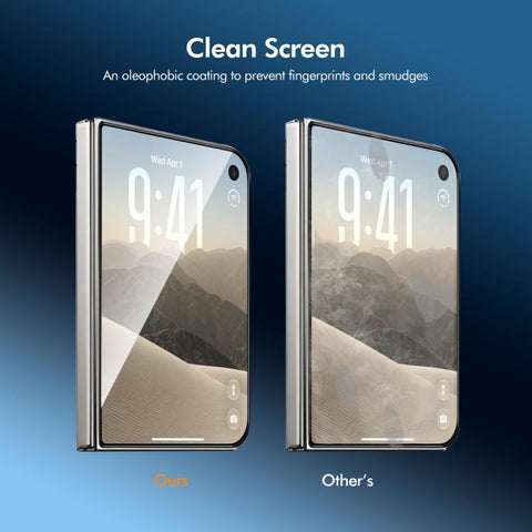 2 PCS/Pack ENKAY Thickened Glue No White Edge High Aluminum-silicon Tempered Glass Film, For iPhone Duo Outer Screen, For iPhone 18 Pro, For iPhone 18 Pro Max, For iPhone 17 Pro Max, For iPhone 17 Pro, For iPhone 17, For iPhone Air