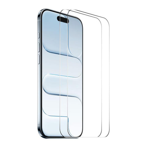2 PCS/Pack ENKAY Thickened Glue No White Edge 9H Big Arc Edge High Aluminum-silicon Tempered Glass Film, For iPhone Duo Outer Screen, For iPhone 18 Pro, For iPhone 18 Pro Max, For iPhone 17 Pro Max, For iPhone 17 Pro, For iPhone 17, For iPhone Air