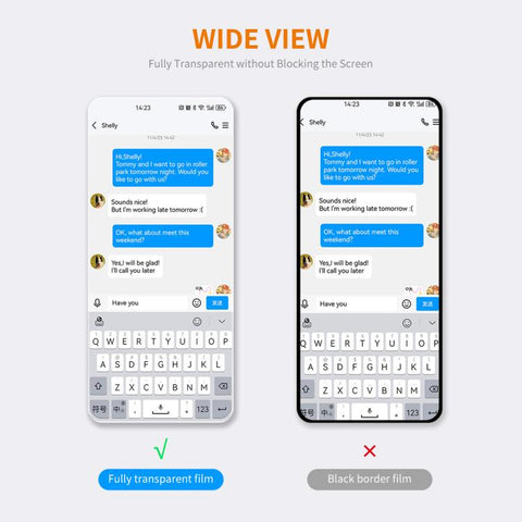 2 PCS/Pack ENKAY Thickened Glue No White Edge 9H Big Arc Edge High Aluminum-silicon Tempered Glass Film, For iPhone Duo Outer Screen, For iPhone 18 Pro, For iPhone 18 Pro Max, For iPhone 17 Pro Max, For iPhone 17 Pro, For iPhone 17, For iPhone Air