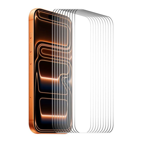 10 PCS/Pack ENKAY Thickened Glue No White Edge 9H Big Arc Edge High Aluminum-silicon Tempered Glass Film, For iPhone Duo Outer Screen, For iPhone 18 Pro, For iPhone 18 Pro Max, For iPhone 17 Pro Max, For iPhone 17 Pro, For iPhone 17, For iPhone Air