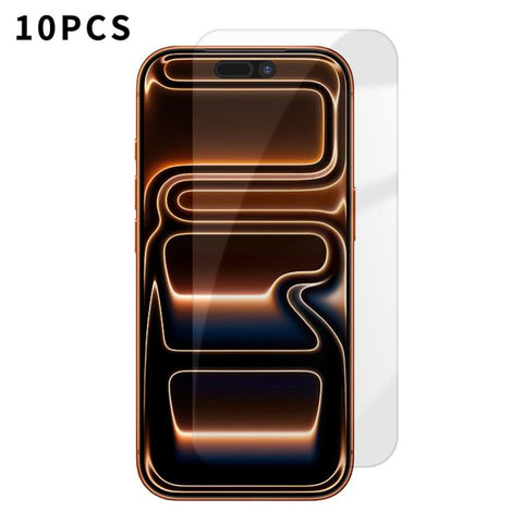 Kalebol 10pcs High-Aluminum Semi-Screen Anti-Fingerprint HD Tempered Glass Film, For iPhone Duo Outer Screen, For iPhone 18, For iPhone 18 Pro, For iPhone 18 Pro Max, For iPhone 17 Pro Max, For iPhone 17 Pro, For iPhone 17, For iPhone Air              ...