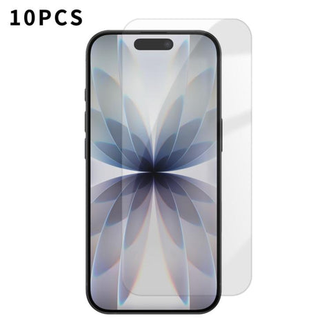Kalebol 10pcs High-Aluminum Semi-Screen Anti-Fingerprint HD Tempered Glass Film, For iPhone Duo Outer Screen, For iPhone 18, For iPhone 18 Pro, For iPhone 18 Pro Max, For iPhone 17 Pro Max, For iPhone 17 Pro, For iPhone 17, For iPhone Air              ...